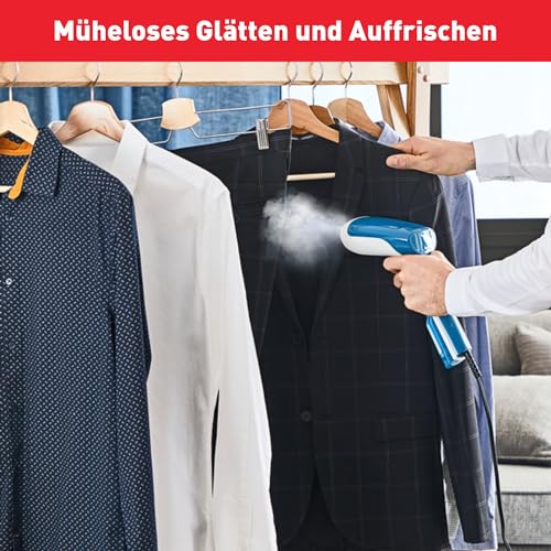 Tefal Access Steam First Dampfbürste – Handdampfer und Steamer mit 1300 W, kurze Aufheizzeit, ultra-effektiver Dauerdampf, leicht tragbar, zum schnellen Glätten von Kleidung ohne Bügelbrett