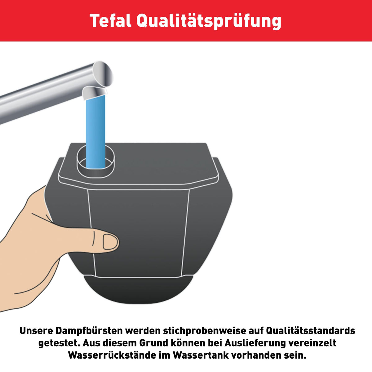 Tefal Access Steam First Dampfbürste – Handdampfer und Steamer mit 1300 W, kurze Aufheizzeit, ultra-effektiver Dauerdampf, leicht tragbar, zum schnellen Glätten von Kleidung ohne Bügelbrett
