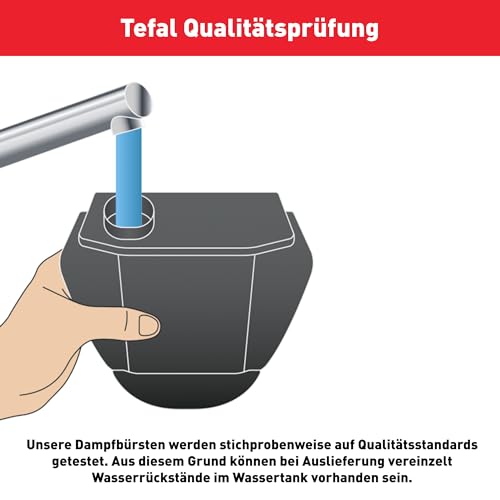 Tefal Access Steam First Dampfbürste – Handdampfer und Steamer mit 1300 W, kurze Aufheizzeit, ultra-effektiver Dauerdampf, leicht tragbar, zum schnellen Glätten von Kleidung ohne Bügelbrett