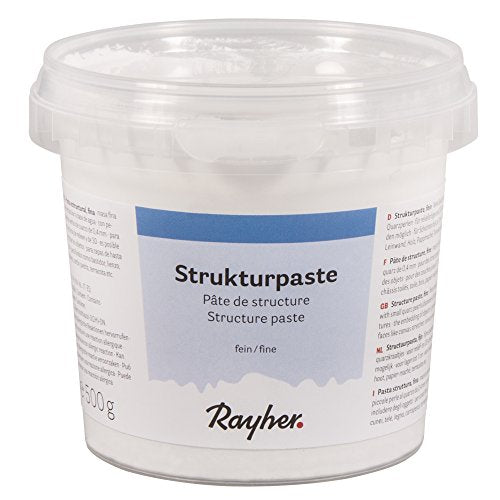 Rayher 38238000 Strukturpaste, fein, Dose 500g