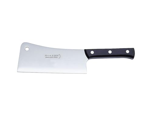 F. DICK Ladenspalter 20 cm - rostfrei, Klinge extra scharf, 56 HRC, Spalter stabiler Griff hygienisch - Spezialstahl Küchenspalter - Profi Messer - 92098200, Silber