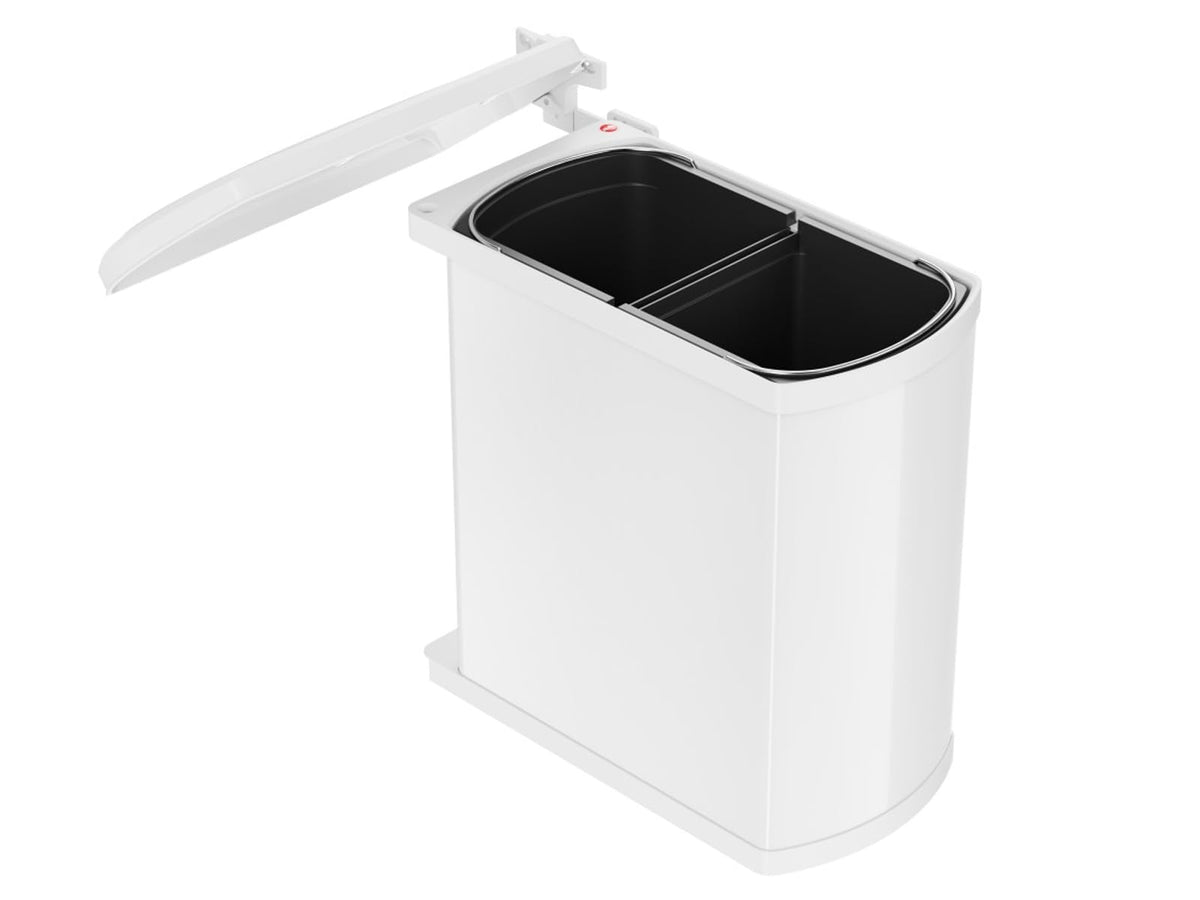 Hailo AS Duo 8/8 3416001 Einbau Abfallsammler Weiß
