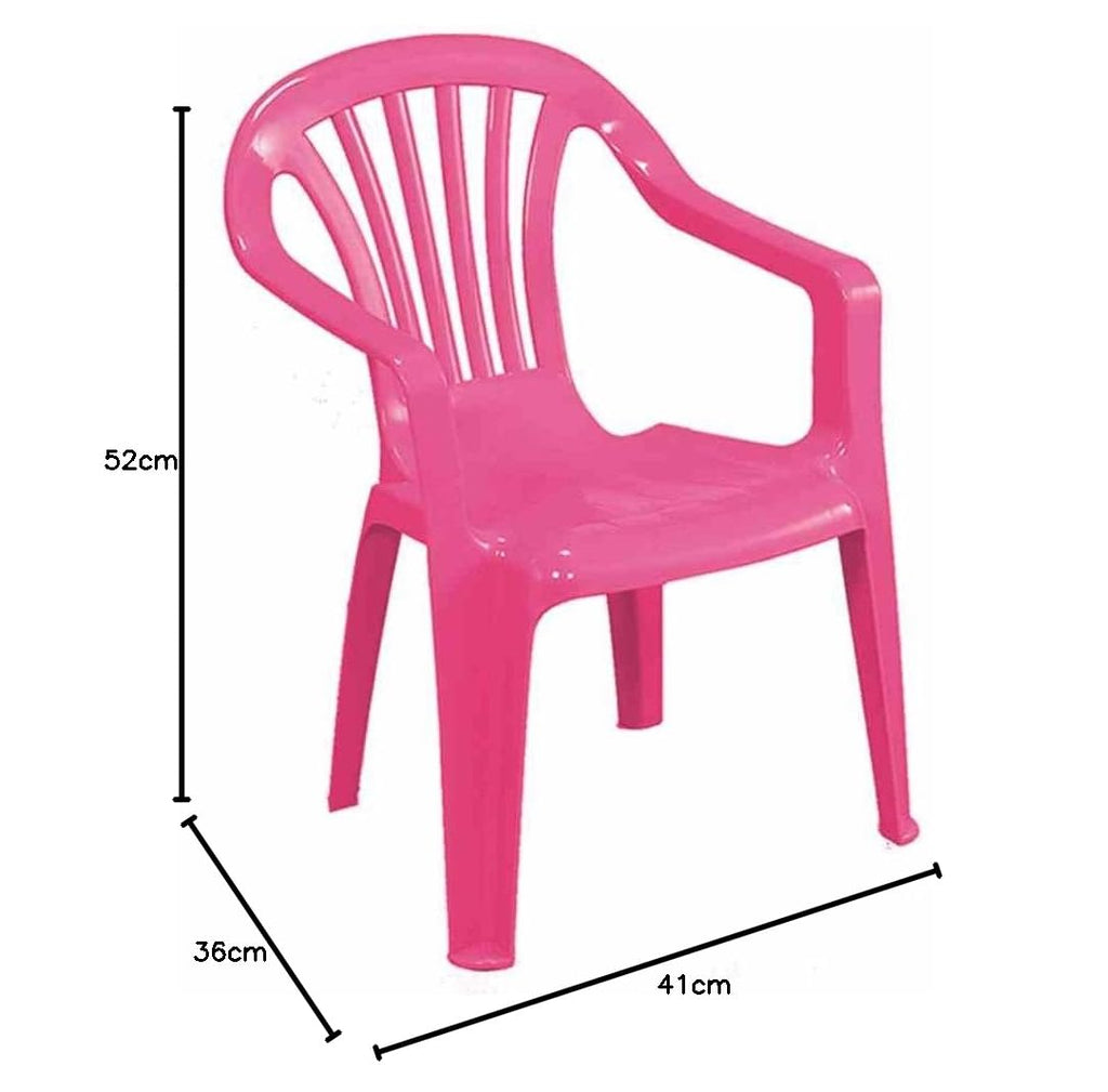 Progarden Stuhl Kindermonoblock Sedia, Baby, rosa