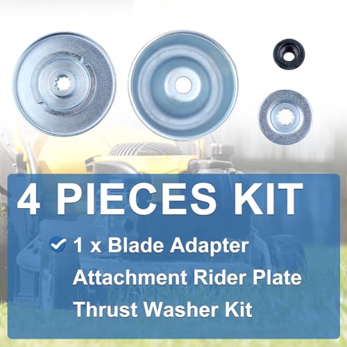 Laufteller Zubehör Kit für STIHL FS55 FS55R FS36 FS44 FS56 FS80 FS90 FS120 FS200 FS250 Motorsense, AUMEL Stoß Teller + Laufteller + Druckscheibe + Adaptermutter Freischneider Ersatzteile 4 in 1