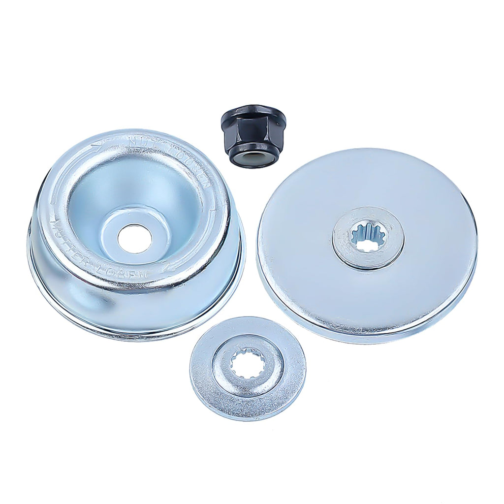 Laufteller Zubehör Kit für STIHL FS55 FS55R FS36 FS44 FS56 FS80 FS90 FS120 FS200 FS250 Motorsense, AUMEL Stoß Teller + Laufteller + Druckscheibe + Adaptermutter Freischneider Ersatzteile 4 in 1