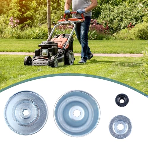 Laufteller Zubehör Kit für STIHL FS55 FS55R FS36 FS44 FS56 FS80 FS90 FS120 FS200 FS250 Motorsense, AUMEL Stoß Teller + Laufteller + Druckscheibe + Adaptermutter Freischneider Ersatzteile 4 in 1