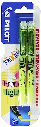 Pilot Pen 4136005B2 - Frixion Textmarker 2er Packung, radierbar, 2 x gelb