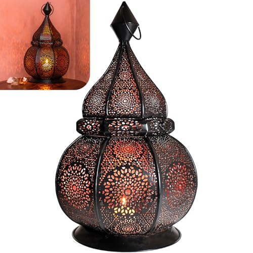 Gadgy Orientalische Laterne Marokkanische Lampe Metall 36 cm