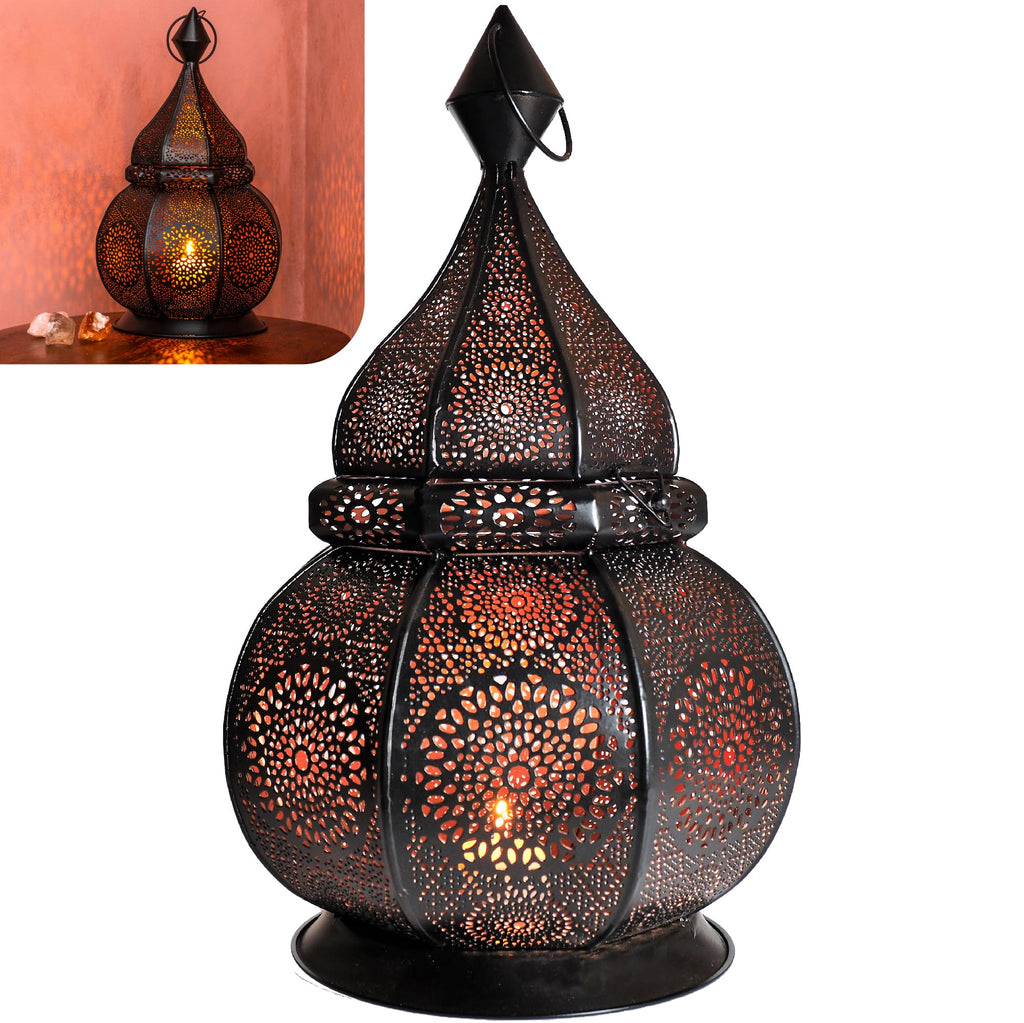 Gadgy Orientalische Laterne Marokkanische Lampe Metall 36 cm