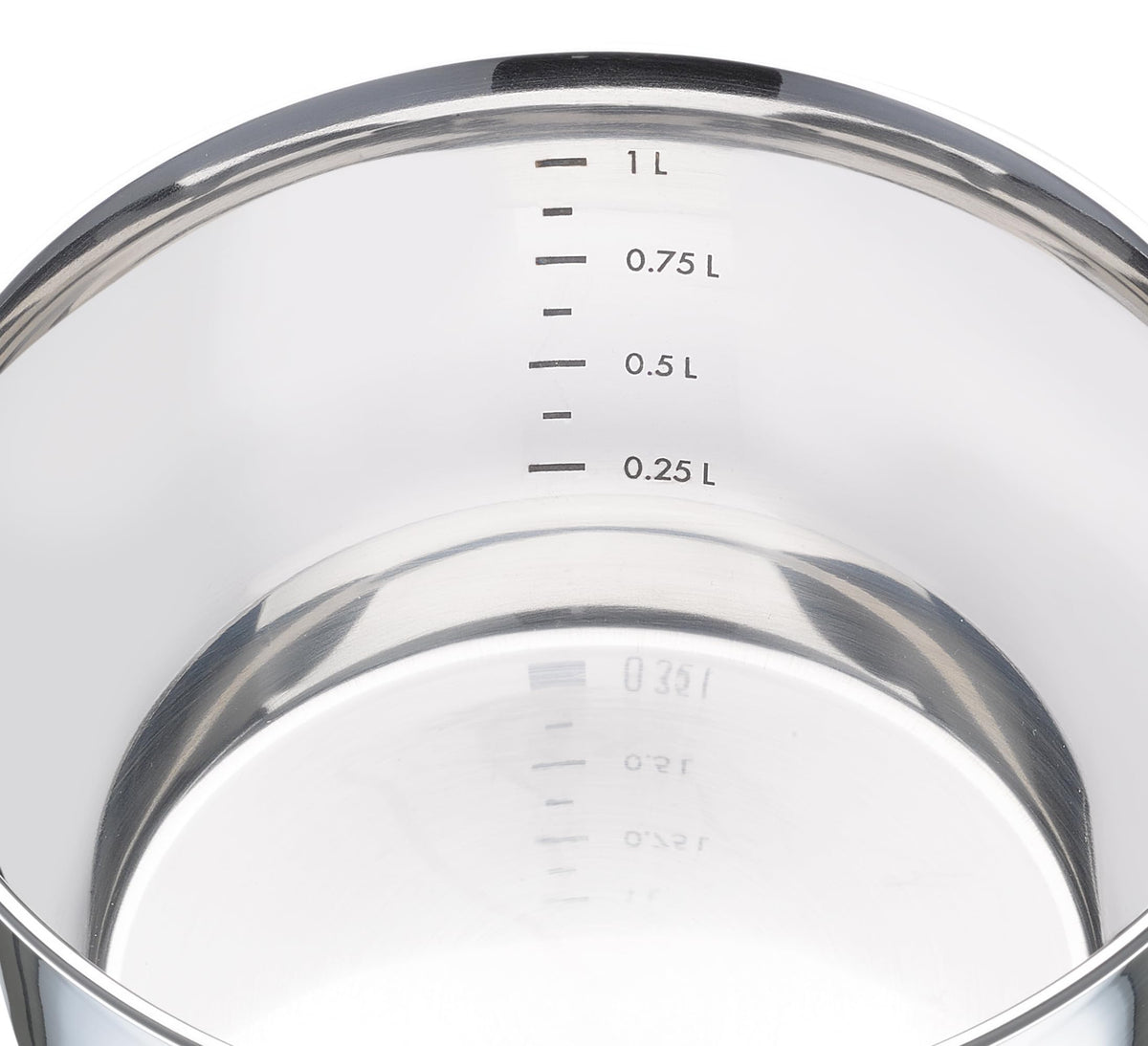 Küchenprofi Stielkasserolle, Edelstahl, 16 cm, silber, K2370502816