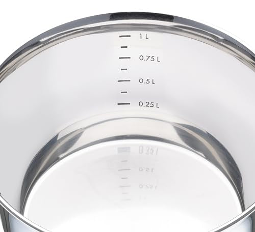 Küchenprofi Stielkasserolle, Edelstahl, 16 cm, silber, K2370502816
