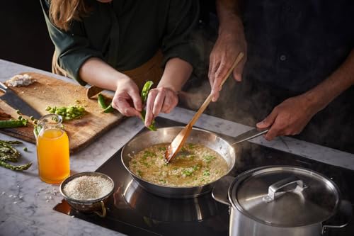 Fiskars Bratpfanne, Ø 28 cm, All Steel pure, Unbeschichtete Pfanne