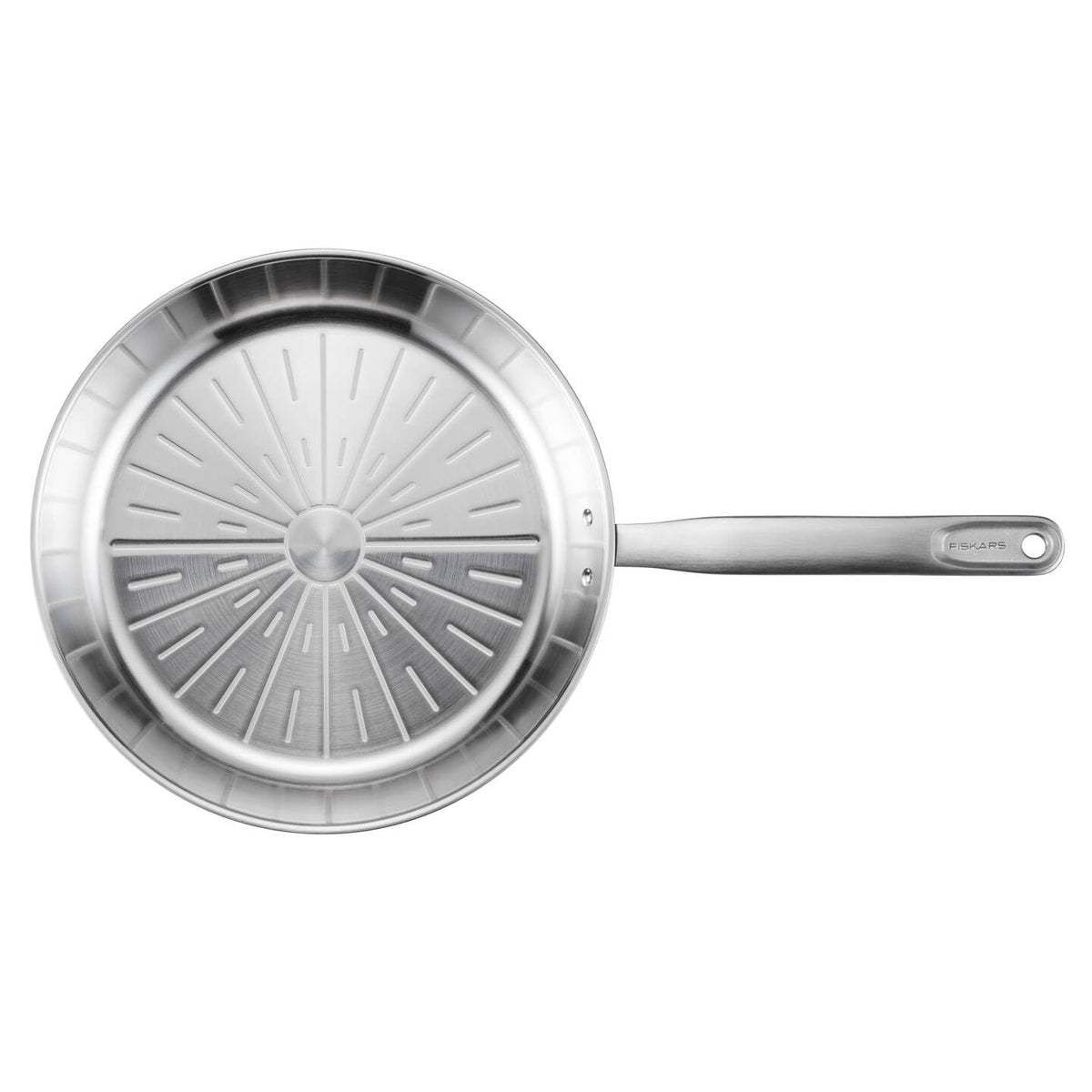 Fiskars Bratpfanne, Ø 28 cm, All Steel pure, Unbeschichtete Pfanne
