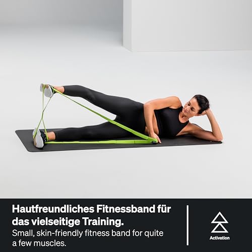 BLACKROLL® Stretch Band/Multi Band, Fitnessband für Mobilitäts- oder ganzheitliches Training, Flexibles Gymnastikband mit Schlaufen, hautfreundliches Stretchband, ideal für Yoga, Made in Germany