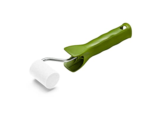 Colorus Lackierwalzen Set 20x Schaumstoff 5 cm gerade mit Farbwalzenbügel
