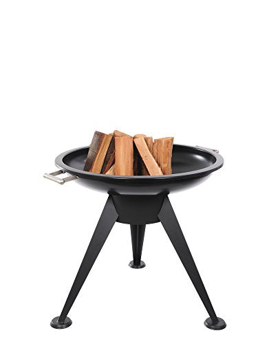 Deluxe BBQ 80 cm Schwenkgrill Grillrost Edelstahl Dreibein Grillrost Feuerschale Design Grill Smoker