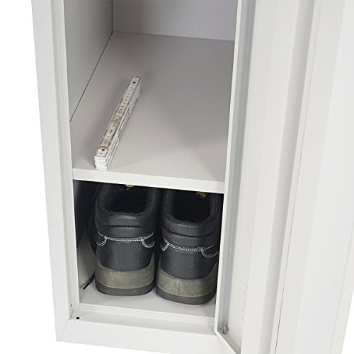 Mendler Spind Boston T163 180x30x50cm - grau