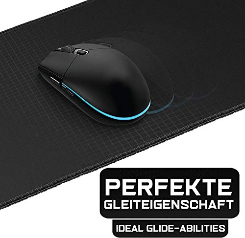 Sidorenko Gaming Mauspad XXL in schwarz - Großes Mousepad XXL 900x400mm