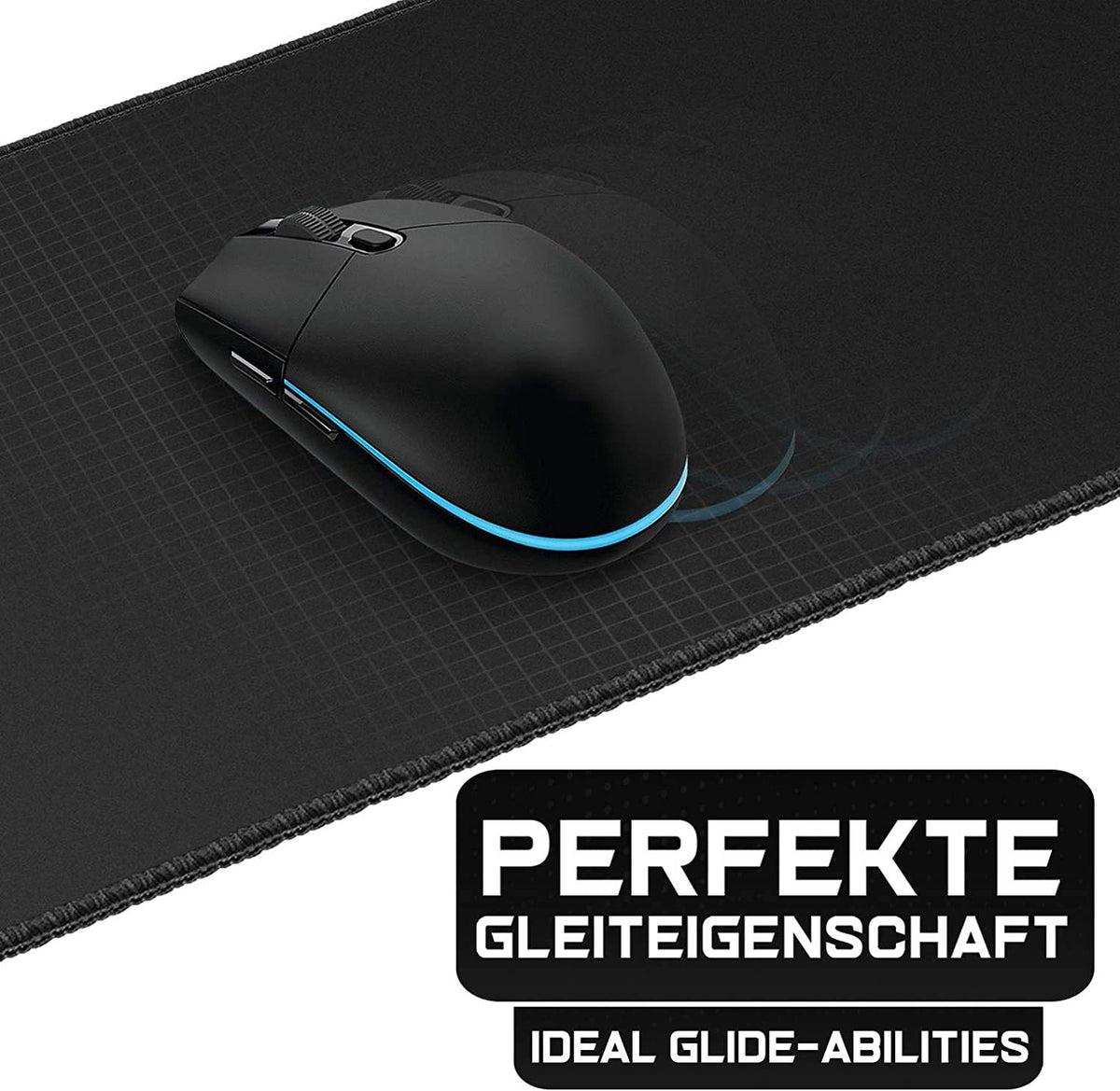 Sidorenko Gaming Mauspad XXL in schwarz - Großes Mousepad XXL 900x400mm