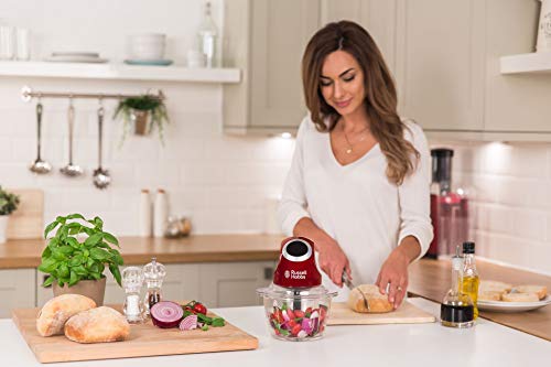 Russell Hobbs Zerkleinerer Mini Elektrisch, 500 ml Glasbehälter, 24660-56