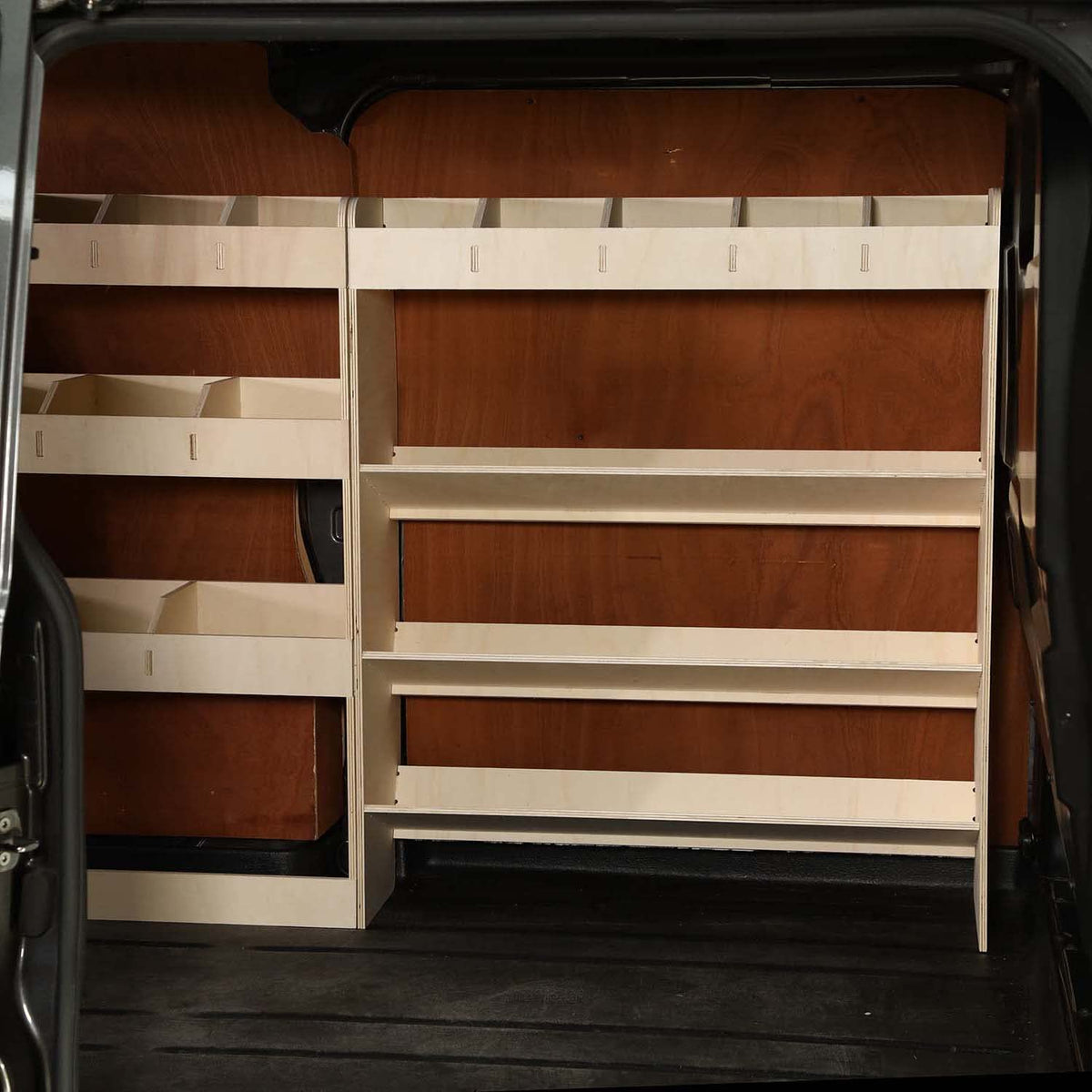 Vanify - Kompatibel mit Mercedes VITO L2 (Long) 2003+ Fahrzeugeinrichtung Fahrzeugregale, Werkzeugkasten und hinteres Regal