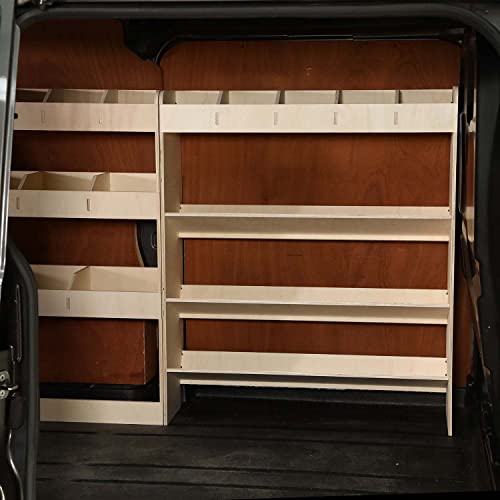 Vanify - Kompatibel mit Mercedes VITO L2 (Long) 2003+ Fahrzeugeinrichtung Fahrzeugregale, Werkzeugkasten und hinteres Regal