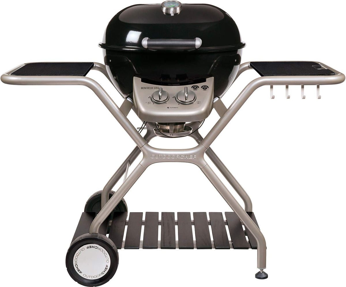 OUTDOORCHEF Montreux 570 G Grill Wagen Gas 9700W Schwarz, Metallisch