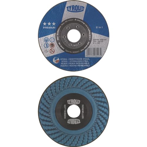 TYROLIT Rondeller Premium*** 125 mm Korn 60 für Metall 2in1 Form 29RON