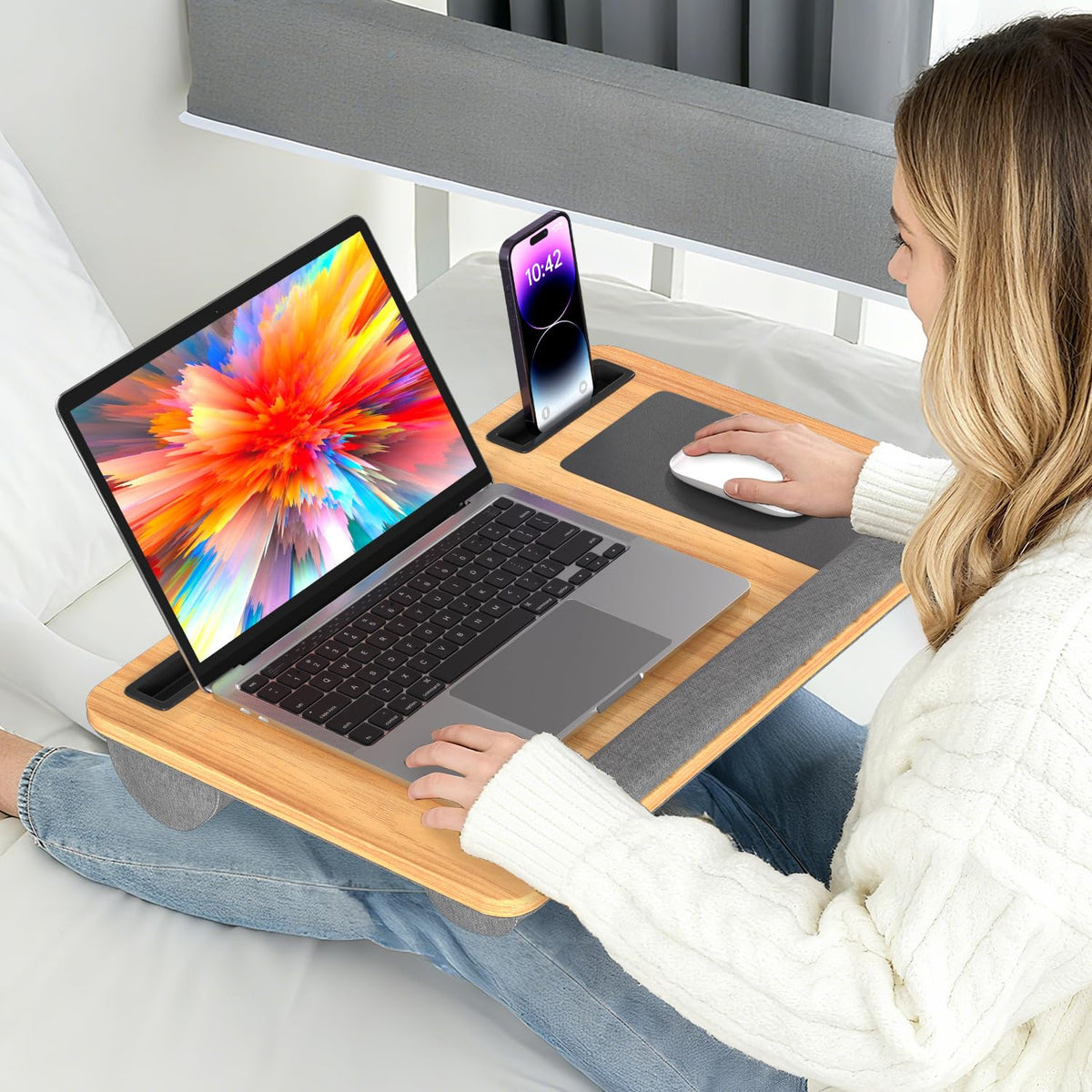 Laptopkissen Groß & Ergonomisch bis 17 Zoll
