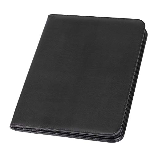 ALASSIO 30067 Schreibmappe A4 Lorenzo, Orga-Mappe 34 x 25 x 2,5 cm, Schwarz