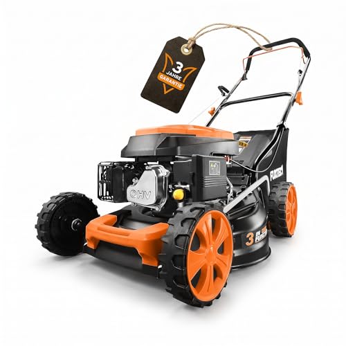 FUXTEC Benzin Rasenmäher FX-RM4646ECO • 3,5 PS • 46 cm Schnittbreite