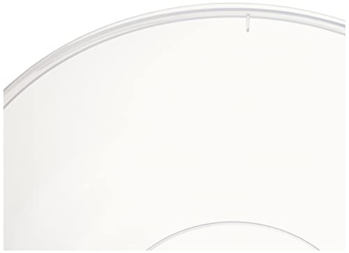 axentia Teigschüssel mit Plopp-Deckel - Hefeteigschüssel rund - Schüssel transparent - Salatschüssel groß - Plastikschüssel 6 Liter - Kunststoffschüssel flach & verschließbar, spülmaschinenfest Blau