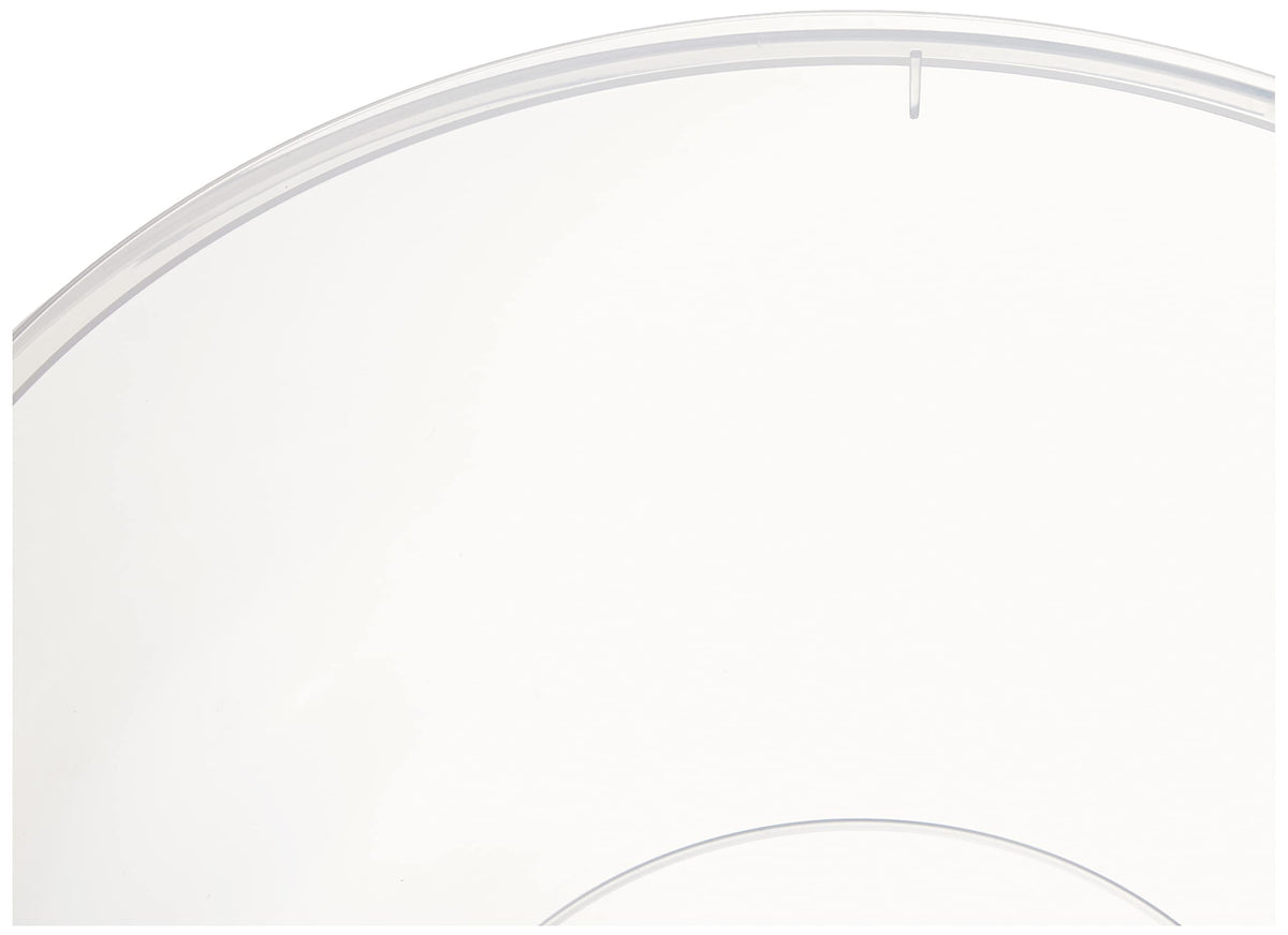 axentia Teigschüssel mit Plopp-Deckel - Hefeteigschüssel rund - Schüssel transparent - Salatschüssel groß - Plastikschüssel 6 Liter - Kunststoffschüssel flach & verschließbar, spülmaschinenfest Blau