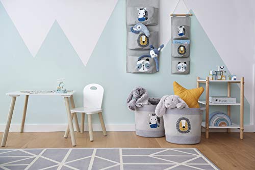 Zeller Kinder-Sitzgarnitur Scandi, 3-TLG, Holz, Tisch: 55x55x43,5 cm Stuhl: 28x28x50 cm 13501