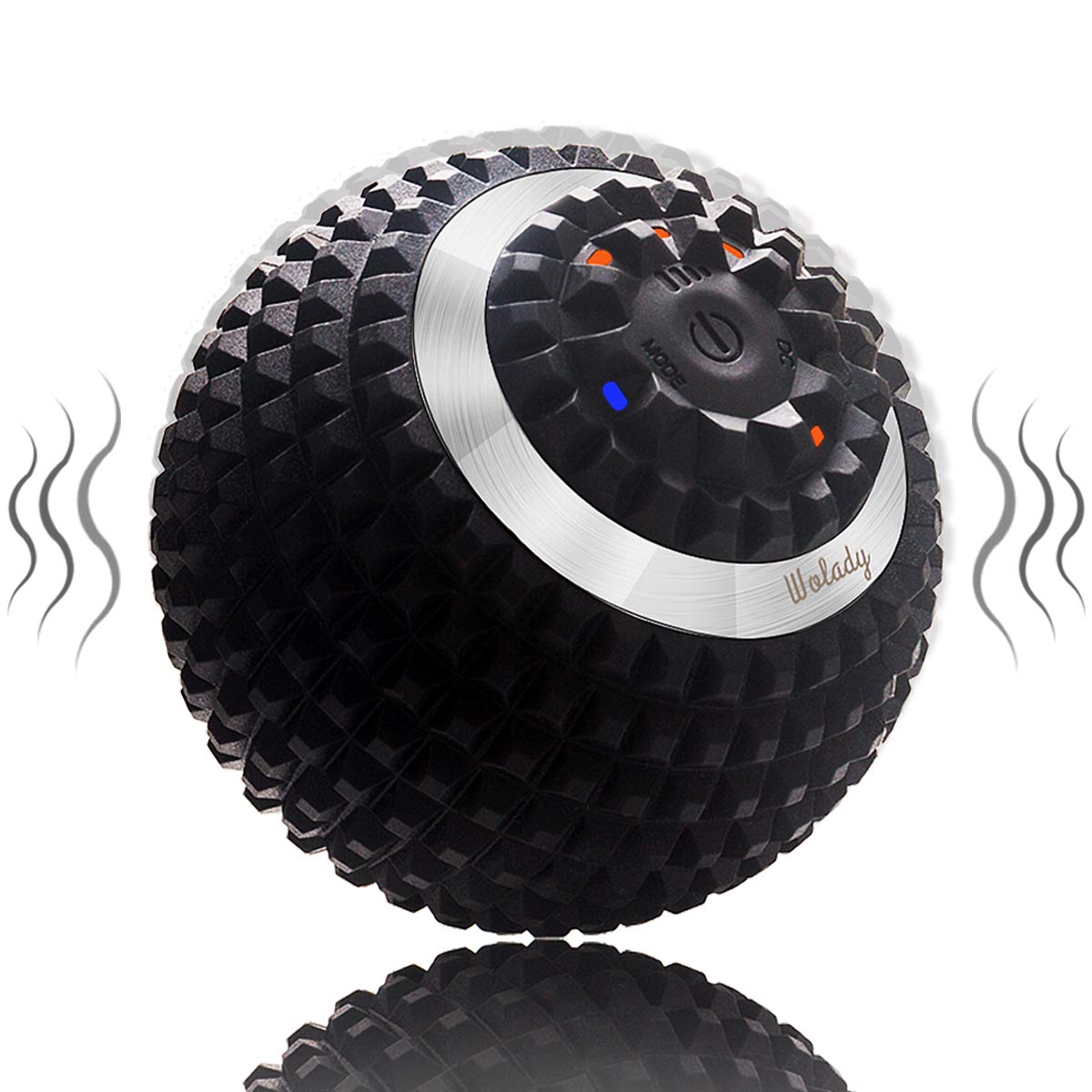 Elektrisch Massageball vibrierender Massageball Faszienball zur Selbstmassage für Muskel und Plantar USB Wiederaufladbar Schmerzlinderung Muskelspannung