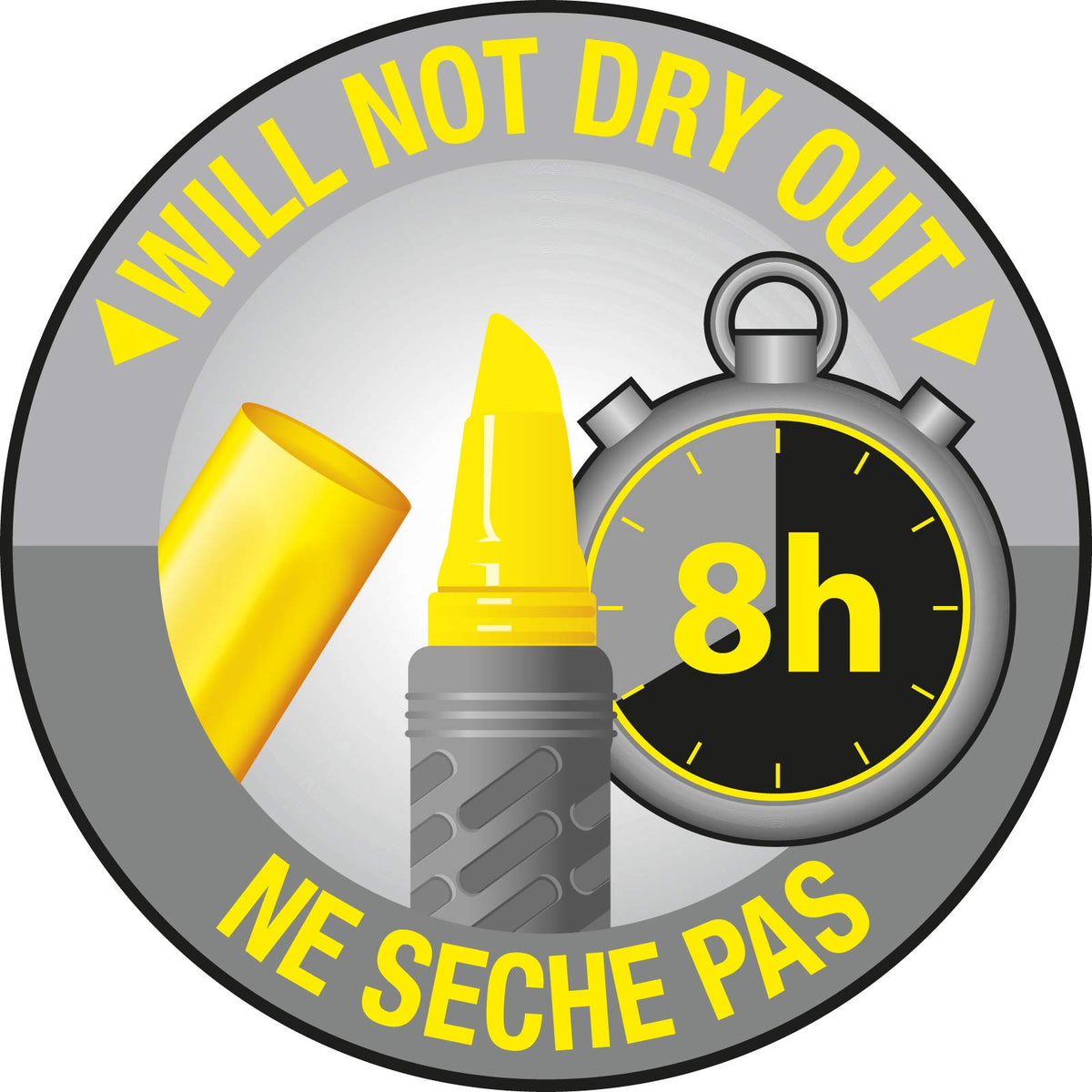 BiC 893133 Textmarker, hell, 5 Stück