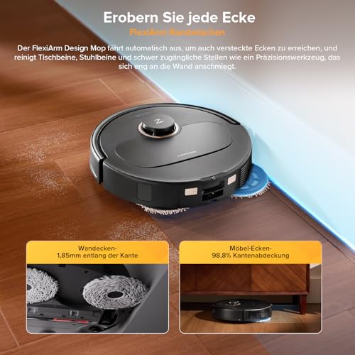 roborock Qrevo S5V Saugroboter mit Wischfunktion&Hebarem Wischmopp