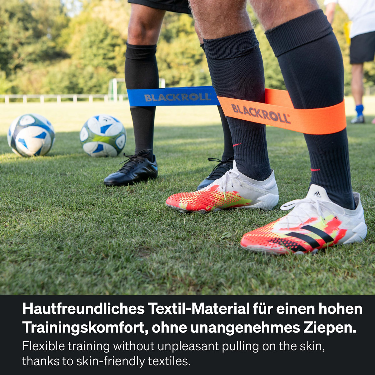BLACKROLL® Loop Band (32 cm), Fitnessband für funktionales Training, hautfreundliches Widerstandsband, Trainingsband für zu Hause, Büro oder Park, Verschiedene Widerstandsstärken, Made in Germany