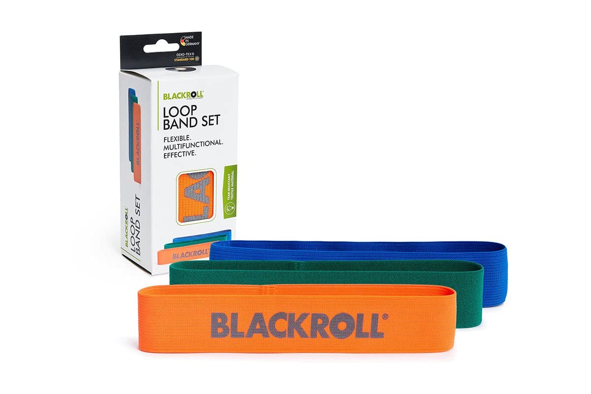 BLACKROLL® Loop Band (32 cm), Fitnessband für funktionales Training, hautfreundliches Widerstandsband, Trainingsband für zu Hause, Büro oder Park, Verschiedene Widerstandsstärken, Made in Germany