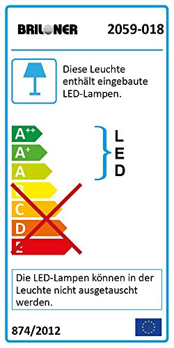 LED Spiegelleuchte, 33,2 cm, 8 W, Chrom