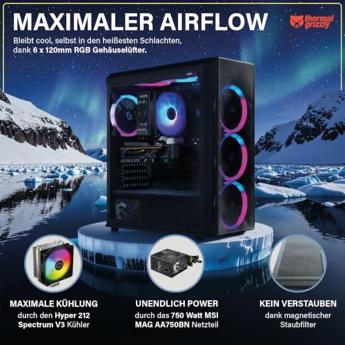 Greed® MK2 - Gaming PC - AMD Ryzen 7 5700X & AMD Radeon RX 9060XT (8GB)