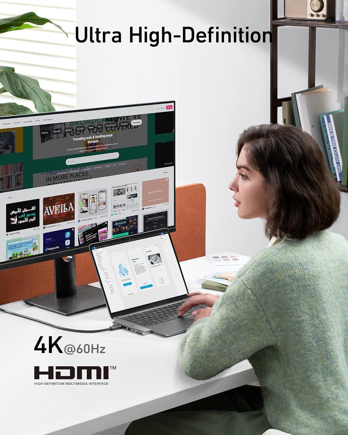 Anker 547 USB-C Hub (7-in-2) mit 4K HDMI Display für MacBook