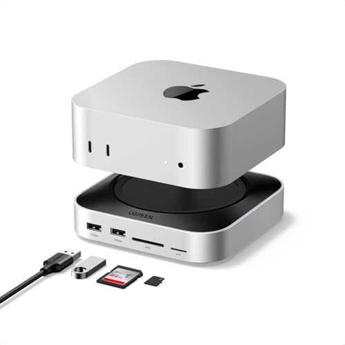 UGREEN Mac mini M6/M5 Pro/M4 Dock & Ständer Docking Station mit 8TB M.2