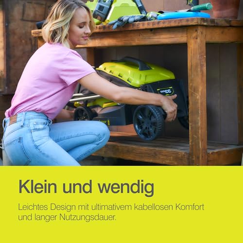 RYOBI Akku-Rasenmäher OLM1833B ohne Akku & Ladegerät