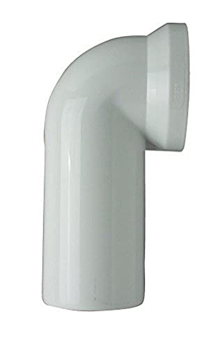 Cornat CKAB9000 WC-Ablaufbogen, 90 Grad, weiß
