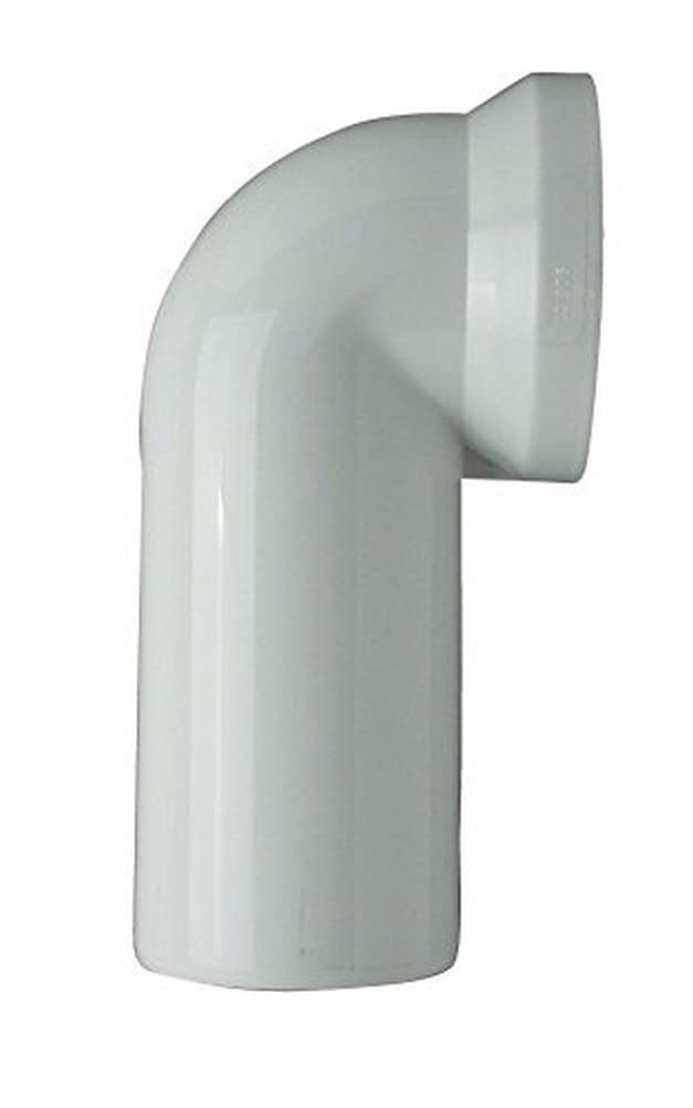 Cornat CKAB9000 WC-Ablaufbogen, 90 Grad, weiß