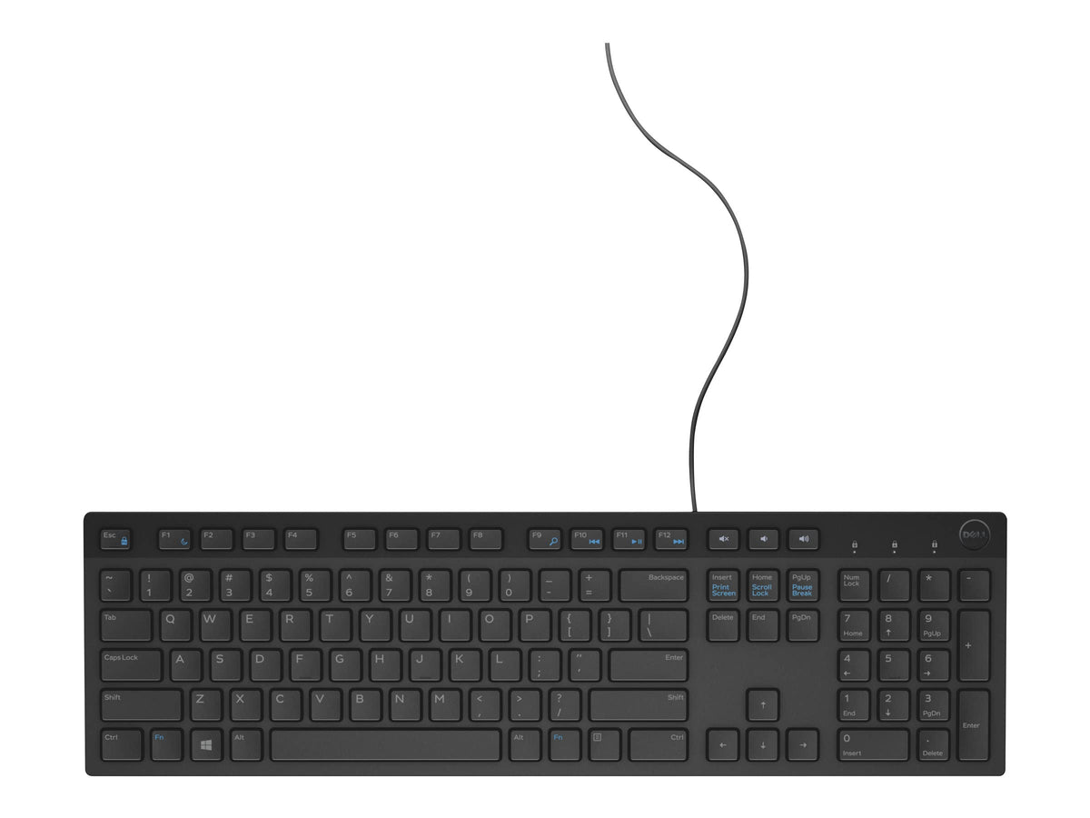 Dell Multimedia Tastatur KB216 - deutsch (QWERTZ) - schwarz