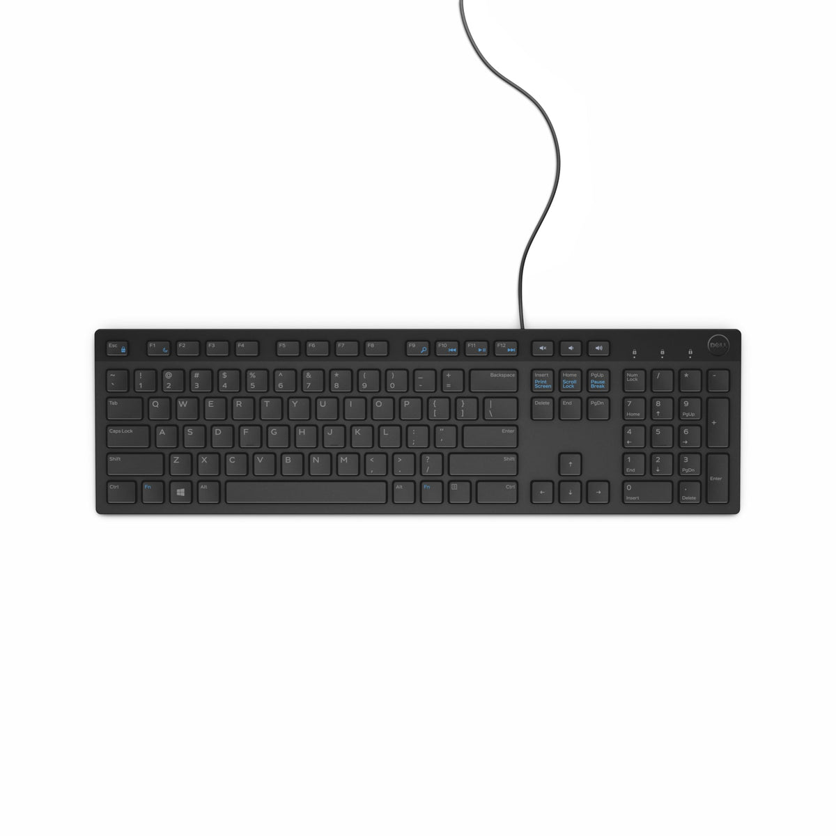 Dell Multimedia Tastatur KB216 - deutsch (QWERTZ) - schwarz