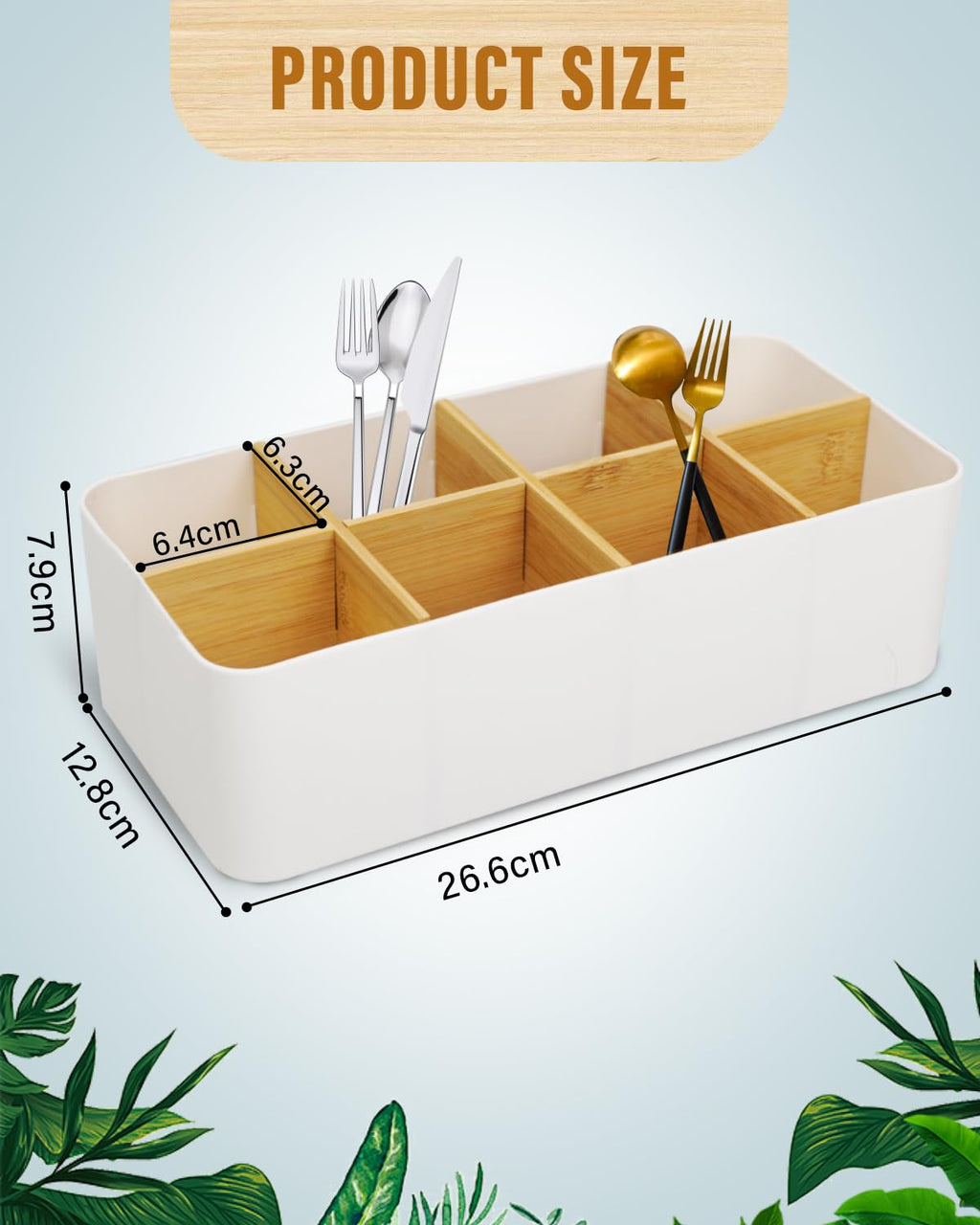 Schreibtisch Organizer, 8 Fächer Stiftehalter, Büro Organizer Weiß, Multifunktionale Aufbewahrung für Stifte, Fernbedienungen & Zubehör