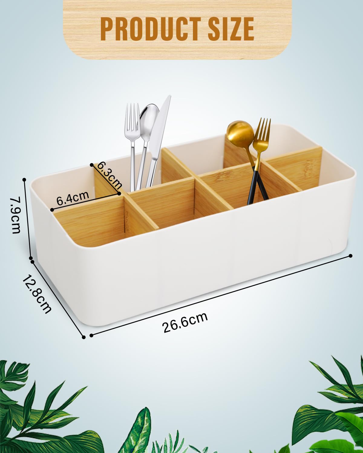 Schreibtisch Organizer, 8 Fächer Stiftehalter, Büro Organizer Weiß, Multifunktionale Aufbewahrung für Stifte, Fernbedienungen & Zubehör